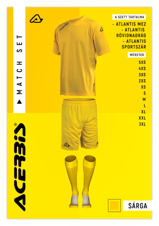 Acerbis Match Set sárga