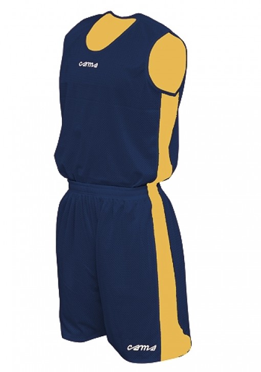 Cama Boston Double szett (mez + short) sárga-kék