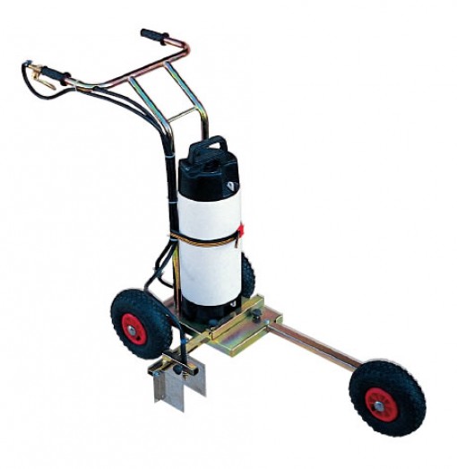 Folyadékos pályavonalazó kocsi